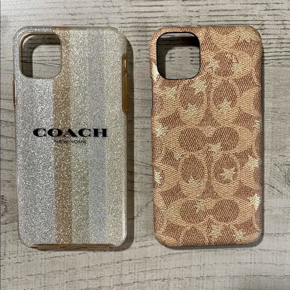 2 Coach iPhone 11 Pro Max Cases